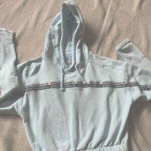 Adidas cropped hoodie.